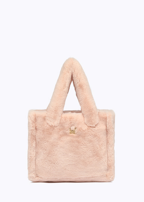 BORSA SHOPPER IN FAUX FUR