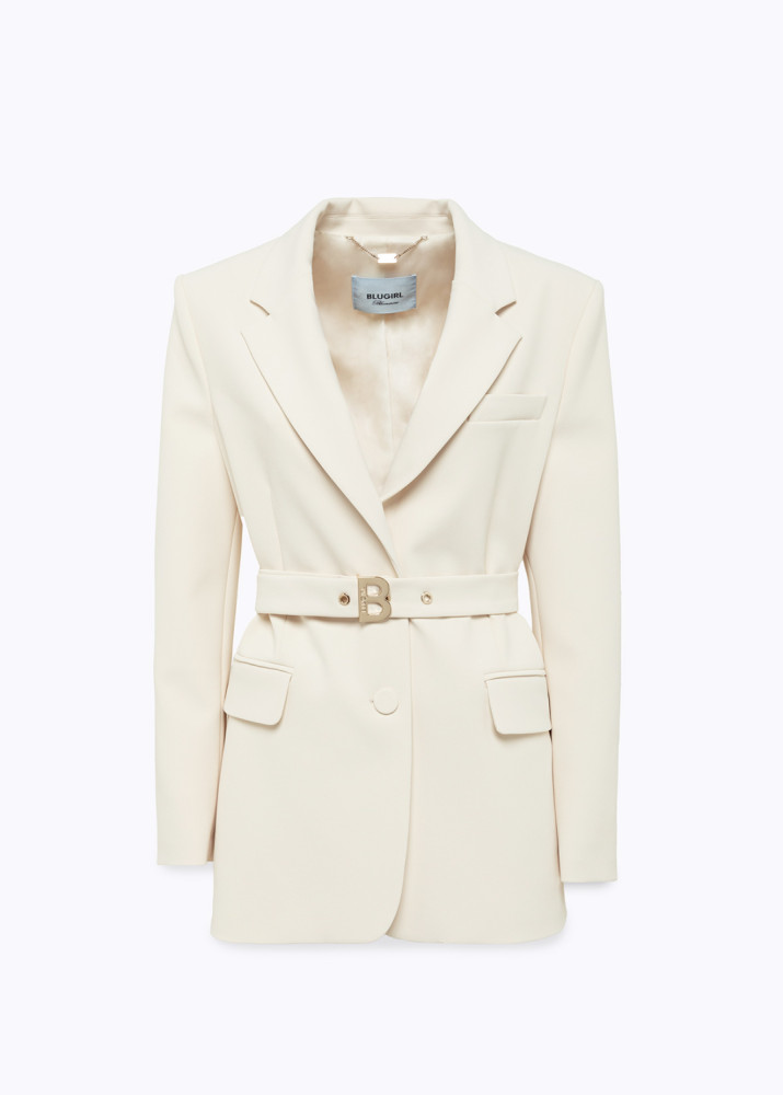 GIACCA BLAZER IN CRÊPE STRETCH