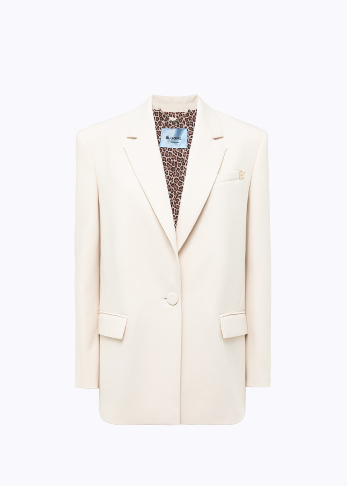 GIACCA BLAZER OVER IN WOOL CADY