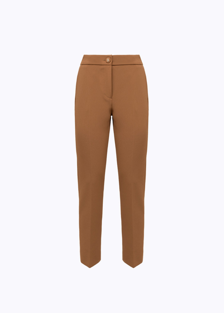 CIGARETTE PANTS IN STRETCH CRÊPE