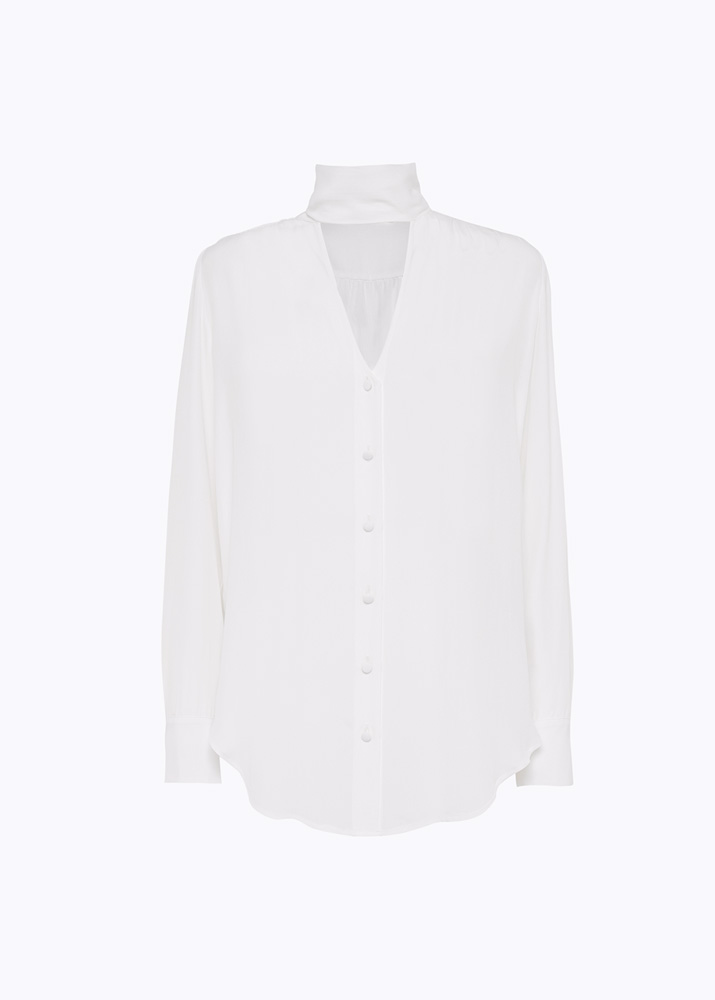 Silk crêpe de Chine shirt