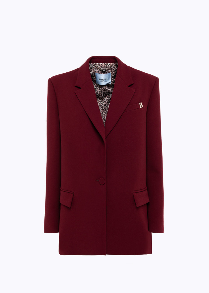 GIACCA BLAZER OVER IN WOOL CADY